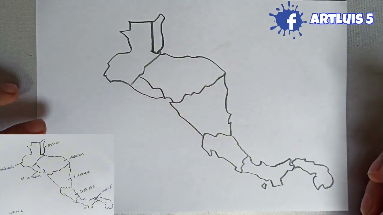 How to draw a map of Central America