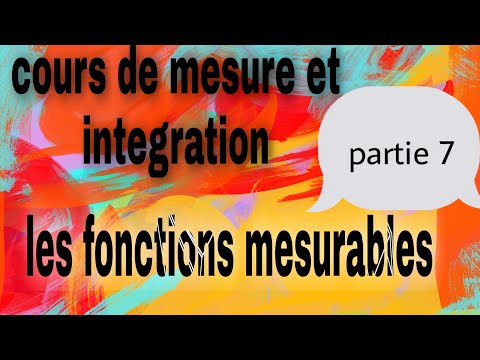 Cours de mesure et integration s5 ( fonctions mesurables )
