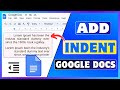 How To Indent On Google Docs Add Hanging Indent On Google Docs