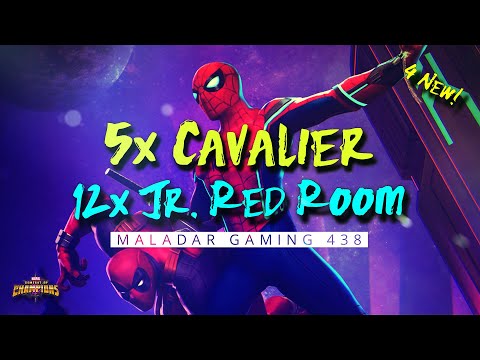 5x Daily Cavalier & 12 Jr. Red Rood Crystals Opening - Marvel Contest of Champions