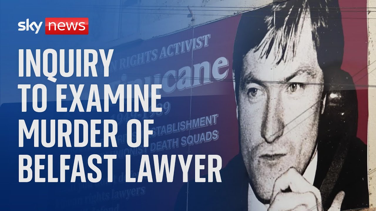 Public inquiry to examine 1989 murder of Belfast lawyer Pat Finucane