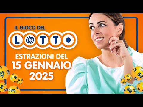 Estrazione in diretta del Gioco del Lotto e del Simbolotto di giovedì 15 Gennaio 2026