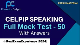 CELPIP Speaking Practice Test - 50 | Real Questions & Answers (2024)