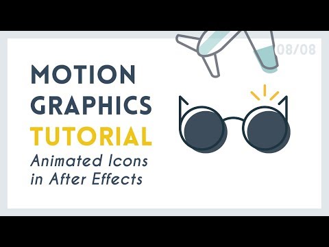 Intro to Motion Graphic Icons: Sunglasses [8/8] | After Effects Tutorial