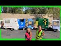 Kids Recycle With Toy Garbage Trucks and Recycle Truck | Video For Kids
