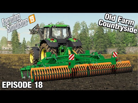 MORE HP MEANS LARGER IMPLEMENTS Multiplayer FS19 - The Old Farm Countryside with Daggerwin Ep 18