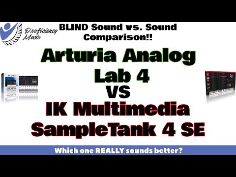 Arturia Analog Lab 4 vs SampleTank 4 SE: BLIND Sound vs Sound Comparison!!