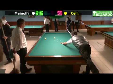 Celli vs Mainolfi - Gara Interregionale 1/2/3 Cat. CSB Accademia del Biliardo Terni 3 Giugno 2017