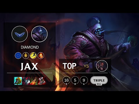Jax Top vs Lucian - EUW Diamond Patch 12.1