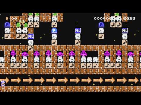 ♪ DKC1 Fear Factory ♪ by Usabell - Super Mario Maker 2 - No Commentary 1by