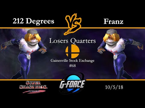 GSE #68 Melee Singles (Losers Quarters) - 212 Degrees (Sheik) vs. Franz (Sheik)