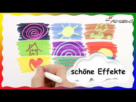 Фломастеры волшебные меняющие цвет MALINOS Malzauber (MA-300005)