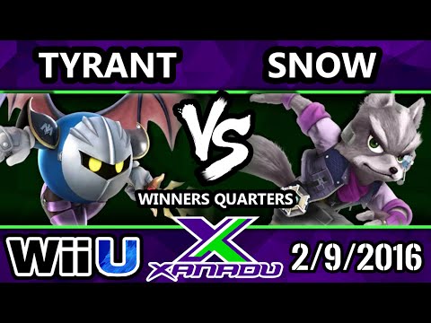 S@X 136 - NME | Tyrant (Metaknight) Vs. Snow (Fox) SSB4 Winners Quarters - Smash Wii U - Smash 4