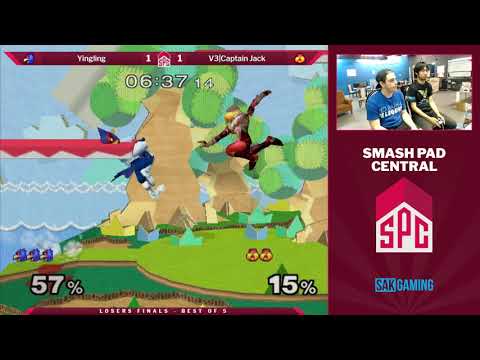 SPC 102 Losers Finals - Yingling (Falco) vs V3|CaptainJack (Sheik)