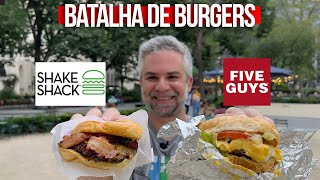 SHAKE SHACK OU FIVE GUYS: QUAL É O MELHOR?