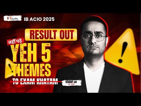 Crack IB ACIO Tier-2 in One Shot: Real Trend Analysis, Strategy & FREE Resources