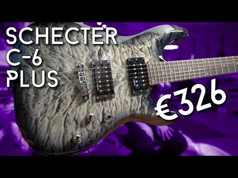 Schecter C-6 Plus - Electric Guitar - Charcoal Burst Finish image 13