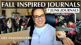 7 FALL Inspired Junk Journals - Flip Through Video