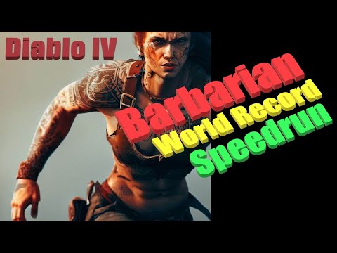 [Diablo 4] Barb Tier 3 Speedrun World Record