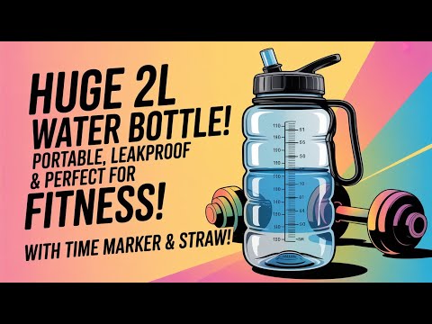 Ultimate 2L Water Bottle Review | Portable Straw Cup for Outdoor Sports & Fitness