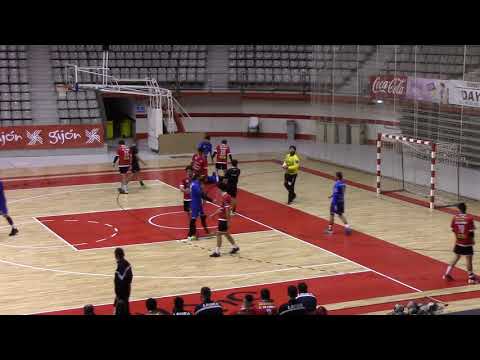 1ª parte FINETWORK GIJON 20 - 25 UNIÓN FINANCIERA  Balonmano 1ª nacional Gijón 21/11/20