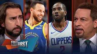 Clippers vs. Mavericks preview, How much faith should be in the Warriors? | NBA | FIRST THINGS FIRST
