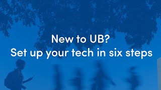 Welcome to the University at Buffalo! UBIT makes it easy for everyone to get started with their tech in six steps. For more information, visit buffalo.edu/ubit/new. Need help? Contact the UBIT Help Center at 716-645-3542 or visit buffalo.edu/ubit/help.