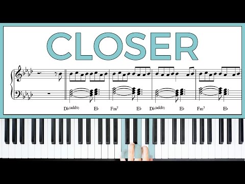 How to play 'Closer' by The Chainsmokers on the piano -- Playground Sessions
