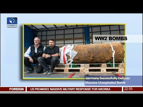 Germany Successfully Defuses Massive Unexploded Bomb Pt.4 |News@10| 03/09/17
