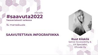 Saavutettava infografiikka |  Ruut Kiiskilä |  Saavuta 2022