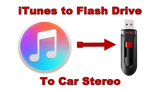 How to quickly move iTunes to a Flash Drive for your car stereo