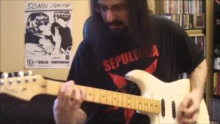 Sepultura - screams behind the shadows - guitar cover - Full HD