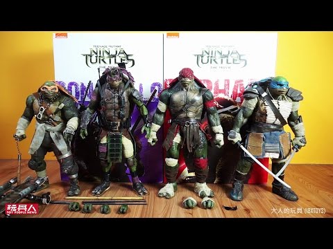 threezero 忍者龜：變種世代 多納太羅（Donatello）及拉斐爾（Raphael） 開箱