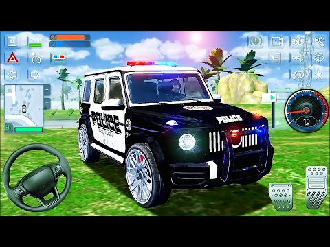 Police Job Simulator 2022 - Police Cop's Mercedes Benz G Driving Cars - Android GamePlay #2