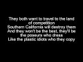 Bad Religion-Land of Competition Lyrics