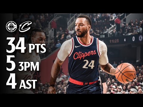 Norman Powell Drops 34 Points vs. Cavaliers Highlights | LA Clippers
