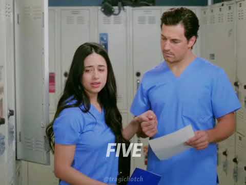 grey's anatomy ~ andrew deluca sam bello -- the end of the world by billie eilish