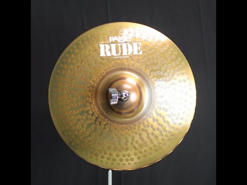 Paiste 14" Rude Sound Edge Hi Hats - 883g/1145g (video demo) image 2