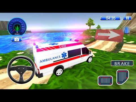 Crazy Ambulance Rescue Service In The Emergency Game - New Ambulance Driving GamePlay 2021