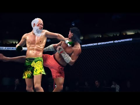 Old Bruce Lee vs. Bolo Yeung - EA Sports UFC 4