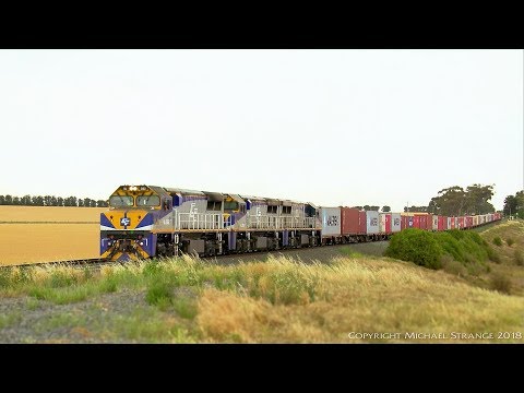 7922V SCT / SBR Horsham (Dooen) Freight Train - PoathTV Australian Railways