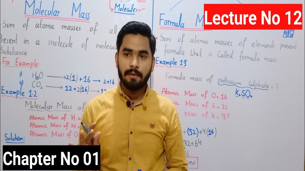 Molecular Mass And Formula Mass
