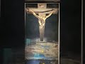 Christ Of St John Of The Cross By Salvador Dali At Kelvingrove Museum Glasgow
