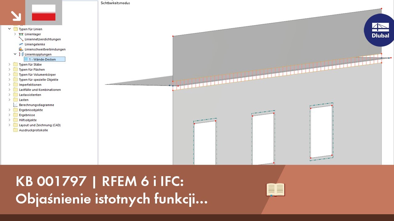KB 001797 | RFEM 6 i IFC: Objaśnienie istotnych funkcji programu