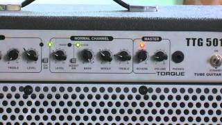 Video thumbnail for Tube guitar combo TORQUE TTG 5012 clean sound by Сергей Шестопалов (Berdyansk Live Perfomance)
