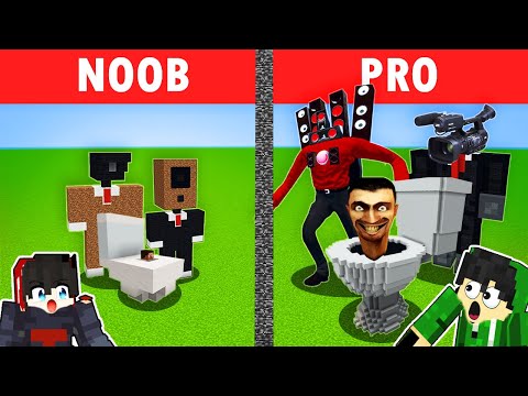 EPIC Minecraft BATTLE: Noob vs Pro Toilet Skibidi
