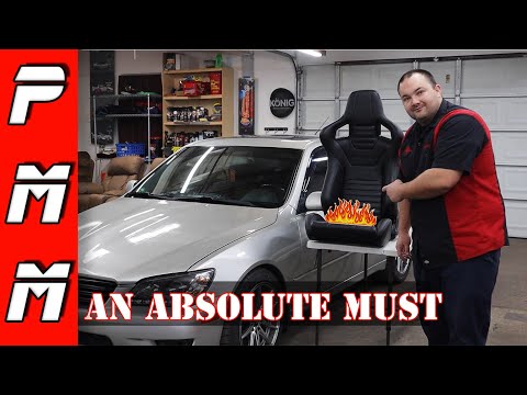 Finally installing aftermarket racing seats in my Lexus IS300 | Corbeau Sportline RRS