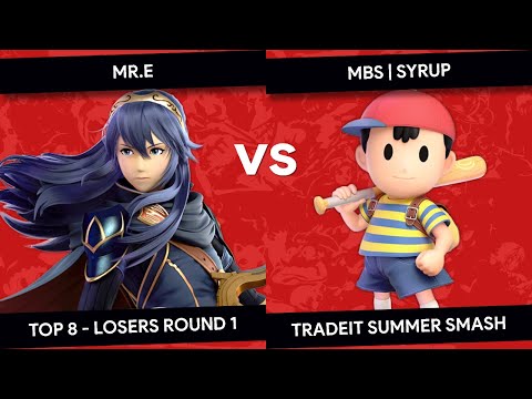 TradeIT - Mr. E (Lucina) Vs. MBS | Syrup (Ness) - Top 8 - Losers Eighths - SSBU