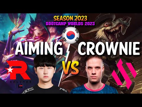 KT Aiming vs BDS Crownie - Aiming XAYAH vs Crownie TWITCH ADC - Patch 13.20 KR Ranked