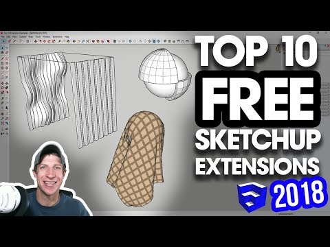 The TOP 10 FREE SketchUp Plugins of 2018!